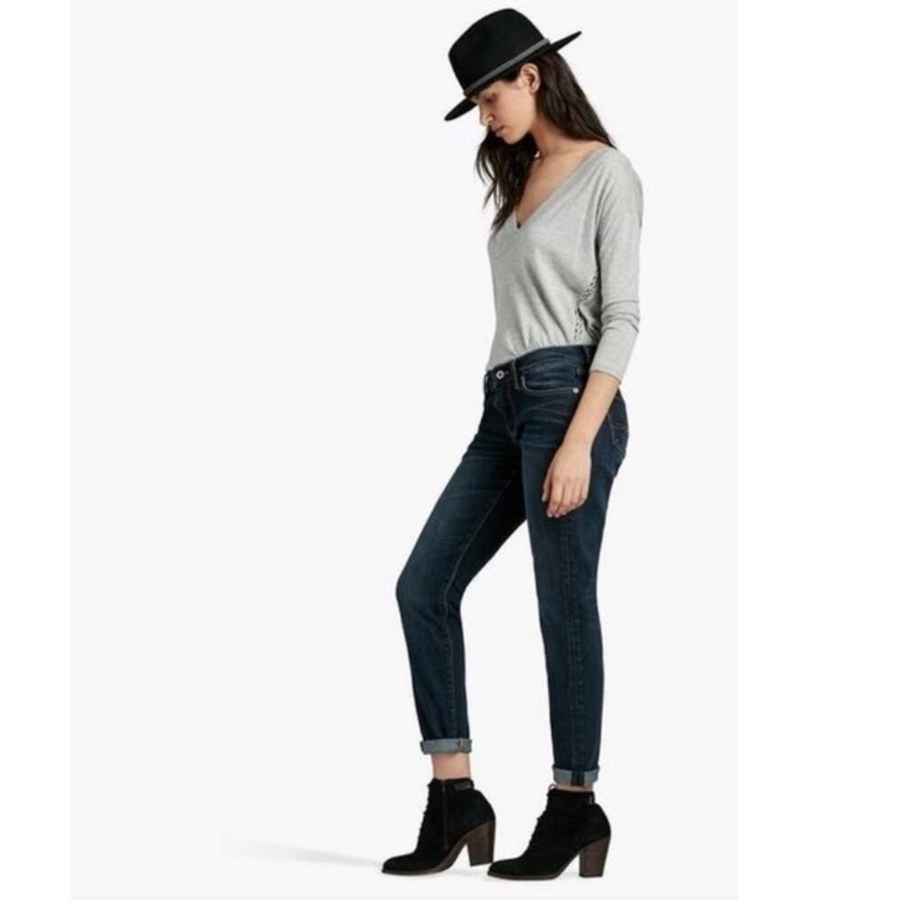 Lucky Brand Sienna Slim Boyfriend Distressed Jeans
